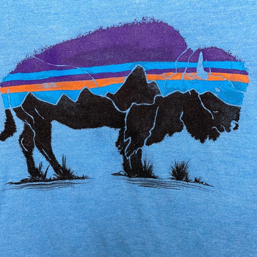 Blue Patagonia Slim Fit Tee Shirt